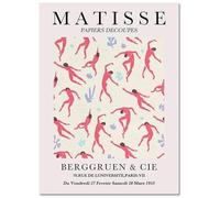 KSHAO ATHQW Famous Henri Matisse Posters Woman Body Wall Art Henri Matisse Prints Bohemian Style Canvas Painting Living Room Decor Picture 40x60cm NO Frame