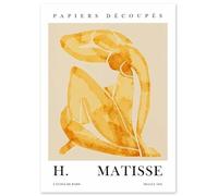 KSHAO ATHQW Famous Henri Matisse Wall Art Golden Vody Posters Henri Matisse Prints Bohemian Style Canvas Painting Living Room Decor Picture 40x60cm NO Frame