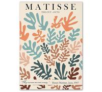 KSHAO ATHQW Famous Henri Matisse Wall Art《The Jazz》Posters Surrealism Print Matisse Canvas Painting Retro Picture For Living Room Decor 50x70cm NO Frame