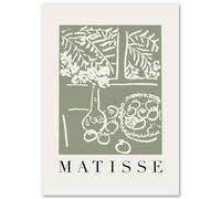 KSHAO ATHQW Henri Matisse Posters《Line Still Life》Wall Art Surrealism Print Matisse Canvas Painting Retro Picture For Living Room Decor 60x90cm NO Frame