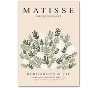 KSHAO ATHQW Henri Matisse Posters《Papiers Decoupes》Wall Art Fauvism Print Matisse Canvas Painting Abstract Retro Picture For Living Room Decor 50x70cm NO Frame