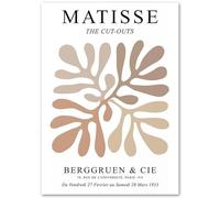 KSHAO ATHQW Henri Matisse Posters《The Cut Outs》Wall Art Fauvism Print Matisse Canvas Painting Abstract Retro Picture For Living Room Decor 50x70cm NO Frame