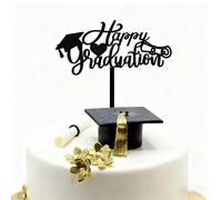 KSHGTB 1Pc Congratulations 2026 Happy Graduation Cake Topper, Congrats Grad Cake Decor - 2026 High School/College/Senior Graduation Party Decorations Supplies