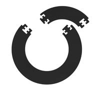 KSHSAA Dart Board Surround | EVA Surround Wall Protector | Multifunctional Wall Protective Supplies for 18Inch Dartboard