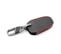 KSHSAA Leather Car Key Case Cover Auto Remote Control Shell Keychain 3 Buttons Fit For Peugeot 3008 208 308 508 408 2008 307 4008 Fit For Citroen C2 C3 C4 C5