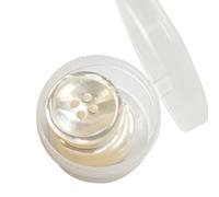 KShun Statement 20mm Large Mother of Pearl Buttons for Coats, Luxury Leather Jackets, Blazers & Bespoke Craft - Natural Premium White Lip Shell, Uniform & Flawless