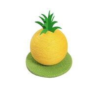 KSIEE Cat Scratching Post， Fruits Cat Scratcher Kitten Scratch Post Green with Natural Sisal Rope for Indoor Cats Claw, Cat Tree with for Kitties (A)