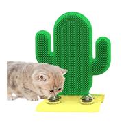 KSIEE Cat Self Groomer, Pet Grooming Massage Cat brush, Comfortable Cat rubbing post, Comfortable Corner Scratching Comb, Suitable for Short and Long Hair Cats, Lndoor Cats Brush Toys