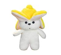 KSIEE Cutie Soft Stuffed Animal Puppy with Superpowers Ears Will Move to (no Batteries Needed) - Stuffed Animal for Boys & Girls - Cute Plush Dog Teddy Bear Toy (Yellow)