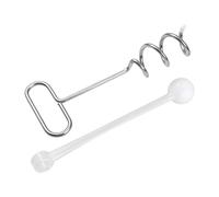 KSIEE Golf Hitting Trainer, Portable Swing Trainer for Golf with Swivel Bar, True Impact, Ground Golf Practice Accessories for Parks, Courtyard, Training Ground