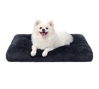 KSIIA Small Calming Dog Crate Bed, Fluffy Washable Mattress, 60x45x7cm | Shadow Grey Puppy Mat Anti Anxiety, Luxury Flat Pet Cushion with Non Slip Bottom, Soft Pillow, Bedding & Furniture