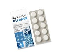 Ksikdeg 10 Tablets For Ice Maker Cleaning Fast Acting Formulas Removes Stubborn Buildup And Smell For Machine Cleanup Machine Tablet