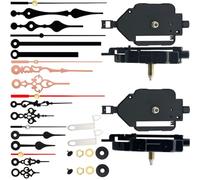 Ksikdeg 2Pcs Pendulums Clock Mechanism Replacement Kits Quartzs Clock Movement with 6 Pair of Clock Hands for Clock Repair