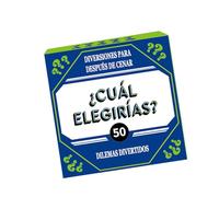 Ksikdeg 50Pcs Spanish Word Challenge Card Pocket Sized, Blue