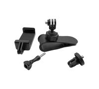 Ksikdeg ABS Car Camera Mount Clip For Visors Panoramic 3 Second Installation Stable Grip Adjustment Driving Design Quick Release Camera Clip Mount
