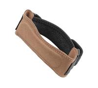 Ksikdeg Adjustable Knee Strap For Meniscus Brown Microfiber Leather Brace With ABS Buckle Joint Stabilization For Sports Meniscal Protecting Knee Pad