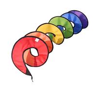 Ksikdeg Colorful Hanging Rainbow Curlie Spinner Winds Twisters for Garden Patios Outdoor Indoor Yard Decoration Eye