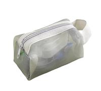 Ksikdeg Elegant Clear Nylon Meshes Coin Purse Small Zippered Bag for Keys and Earphones with Large Capacity Organizers
