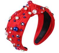 Ksikdeg Elegant Jeweled Headbands Blingbling Stage Props Headwear Luxurious Christmas Party Props New Year Present Headbands Elegant Pearls Hair Accessories For Women