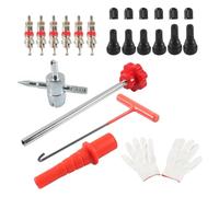 Ksikdeg General Tire Gate Stem Replacement Set Gate Stem Changer Tool For Quick Installation Without Professional Skills Tire Valves Cores Replacement Kit