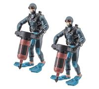 Ksikdeg Modular Diver Miniature Shelter Structure Enhances Underwater Theme & Creature Comfort Aquarium Decoration Resin Shipwreck