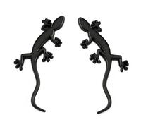Ksikdeg Pack Of 2 Geckoes Car Decals Metal Auto Stickers Badges Emblems For Exterior Interior Decoration Unique Easy Install Car Decal