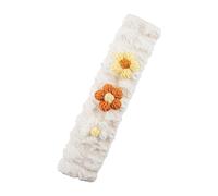 Ksikdeg Plush Puff Seat Belt Protector Comfortable Shoulder Pad Easy To Clean Strong Fabric Cushions For Sensitive Breathable Seatbelt Shoulder Guard For Season