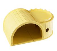 Ksikdeg Portable Pet Cave Bed Soft Felt Hideaway For Dogs Cats Indoor Camping Travel-Friendly Warm Nest Kittens Bed Caves