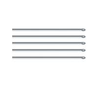 Ksikdeg Professional Fishing Baits Threader Stainless Steel 20cm Rustproof Hollow Earthworm Hooking Needle Metal Baits Needle For Fishing