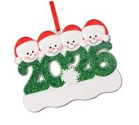 Ksikdeg Snowman Couple Christmas Decoration Hanging Pendant Handcrafted Resin Ornament For Family Love Celebration Christmas Tree Decoration Resin