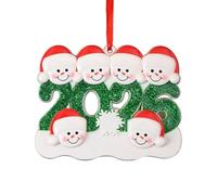 Ksikdeg Snowman Couple Christmas Decoration Hanging Pendant Handcrafted Resin Ornament For Family Love Celebration Christmas Tree Decoration Resin