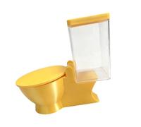Ksikdeg Soup Bowl with Hinged Lid | Toilet Ramen Bowl Set with Side Straw Cup and Drink Holder for Single-Serve Meals At Home or in a Dorm