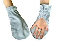Ksikdeg Sun Protected Fingerless Gloves Elastic Ice Silk Fabric Full Hand Coverage For Biking Running Outdoor Activities Sweat Wicking Gardening Gloves