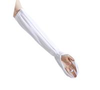 Ksikdeg Sun Protected Fingerless Gloves Elastic Ice Silk Fabric Full Hand Coverage For Biking Running Outdoor Activities Sweat Wicking Gardening Gloves