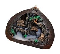 Ksikdeg Waterfall Incenses Holders Backflow Resin Burners Resin Censer Incensed Stick Stand Waterfall Backflow Holders