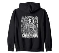 Ksitigarbha Guide Below Buddhist Underworld Monk Zip Hoodie