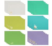KSIWRE 30 PCS 4x6 Envelopes for Invitations,A6 Colored Envelopes with Gold Foil Stamping Decoration,Ideal for Invitations,Greeting Cards,Weddings,Photos,Postcards