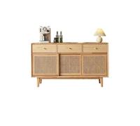ksjdieunf Kitchen Pantry Cabinet Wabi-sabi Style Dining Sideboard Home Living Room Wooden Floor Storage Cabinet Buffet Cabinet With Storage