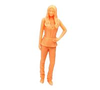 KSJOAIDDE 1/64 Scale People Figure Character Doll for Micro Landscape Miniature Scene Jordana 2.8-3.0 cm