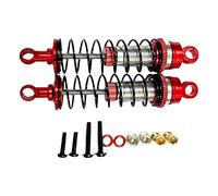 KSJOAIDDE 2 Pcs Metal Rear Shock Absorber for Losi Mini-T2.0 1/18 RC Truck Accessory Red