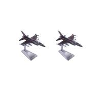 KSJOAIDDE 2 set of 1/100 F16 Fighter Jet Plane Model Gift Fighter Aircraft for Shelf Classroom