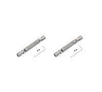 KSJOAIDDE 2 set of 1/12 RC Car Drive Shaft RC Universal Driveshaft for Hobby Model MN78 Crawler Silvery