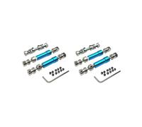 KSJOAIDDE 2 set of 2 Pcs CVD Center Driving Shaft Upgraded Part Set Metal RC Car Drive Shaft blue 8x12x2 cm
