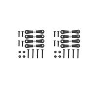 KSJOAIDDE 2 set of 4pcs/set RC Adjustable Steering Rod for HSP 1:10 RC Car Truck 42 mm-50 mm