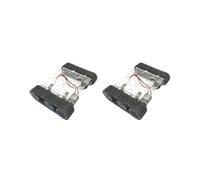 KSJOAIDDE 2 set of Acrylic 33GB520 Motor DC9-12V Tank Car Chassis Track Crawler Kit DIY Robot