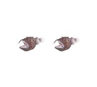 KSJOAIDDE 2 set of Angler Fish Toy Figures Deep Sea Creatures for Birthday Gift Holiday Present