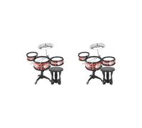 KSJOAIDDE 2 set of Kids Jazz Drum Kits with Chairs for Stage Performance Kindergarten Preschool