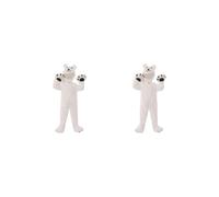 KSJOAIDDE 2 set of Kids Polar Bear Costume Novelty Cosplay Pajamas for Festival Role Play Party XL White