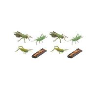 KSJOAIDDE 2 set of Nature Grasshopper/Snail Growth Figures Kids Child Cognitive Toys Type 1