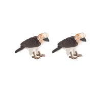 KSJOAIDDE 2 set of Philippine Eagle Toy Figure Realistic Eagle Figurines for Cognitive Toy Kids